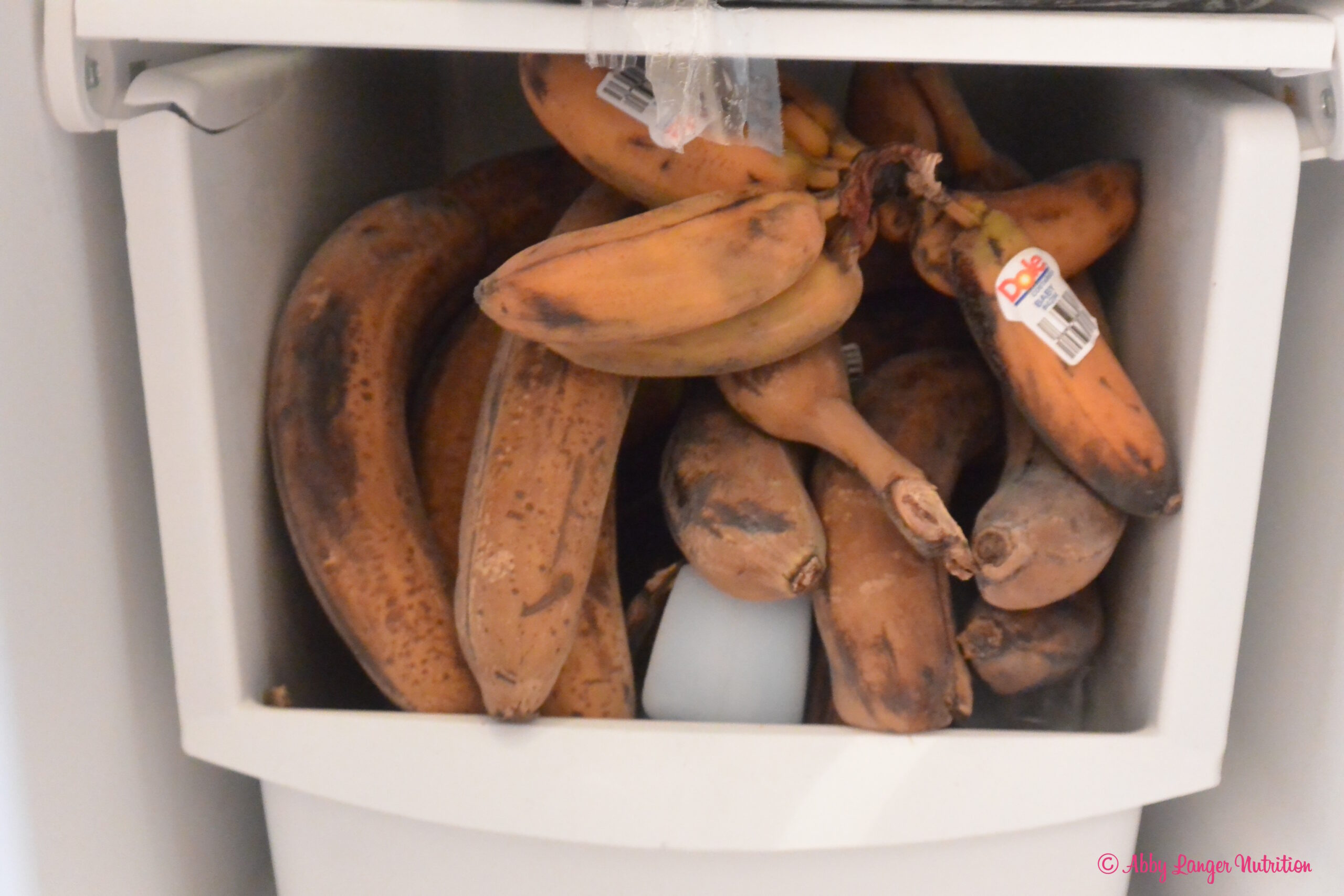 bananas freezer Abby Langer Nutrition