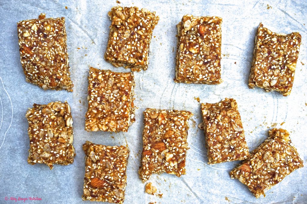Sesame Orange Snack Bars