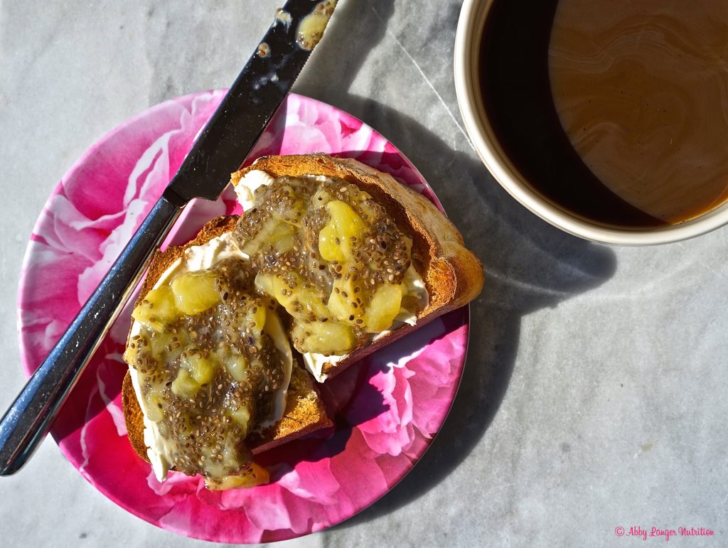 Zespri Kiwifruit Chia Jam Toast