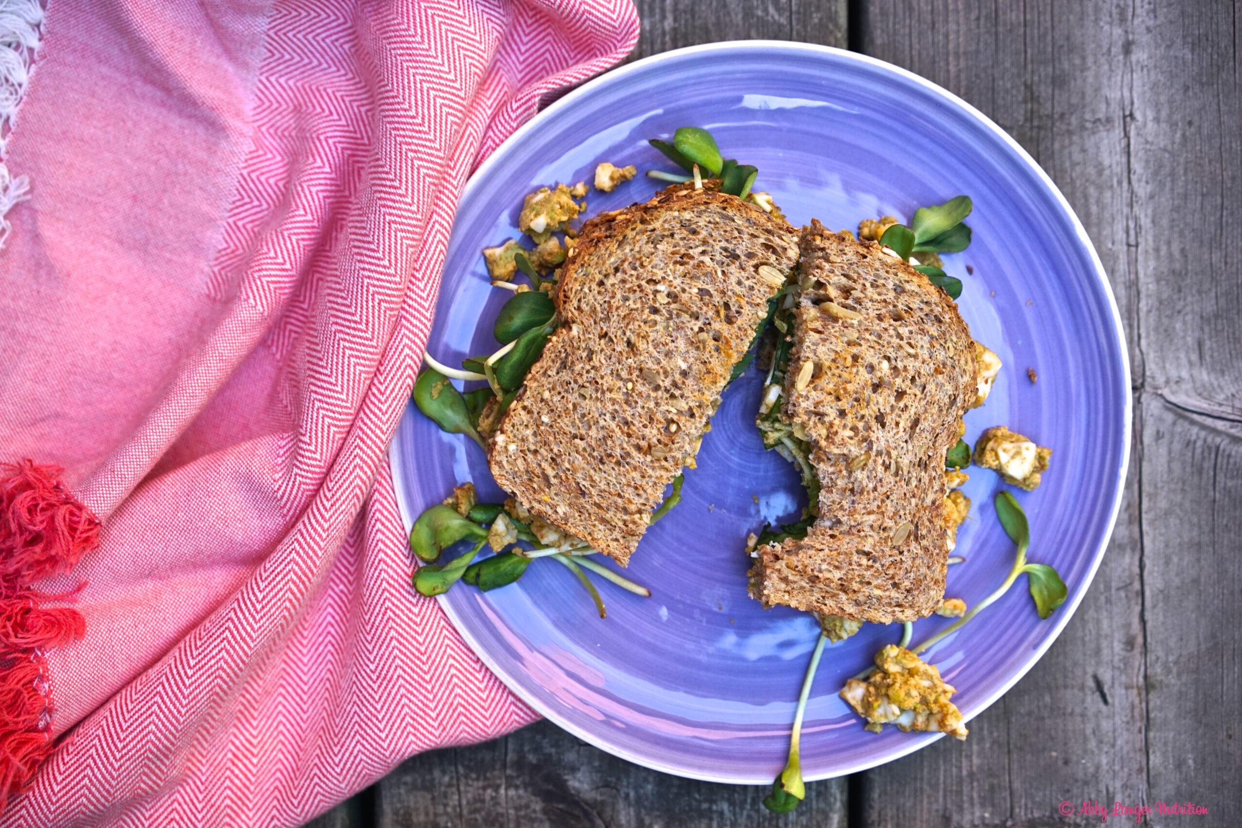 (Gluten Free, Dairy Free) Smoky Egg Salad with Avocado