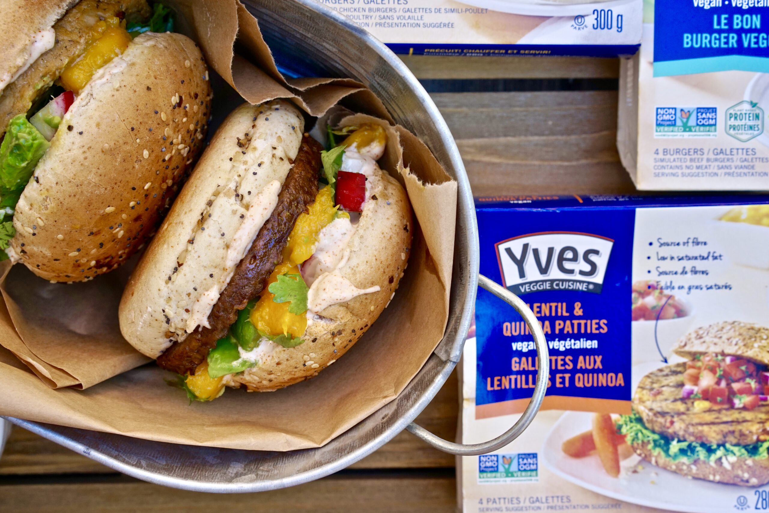 yves veggie burger nutritional information