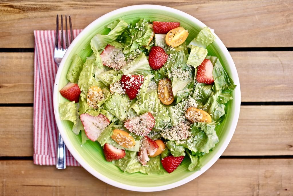 Hemp Hearts On Salad