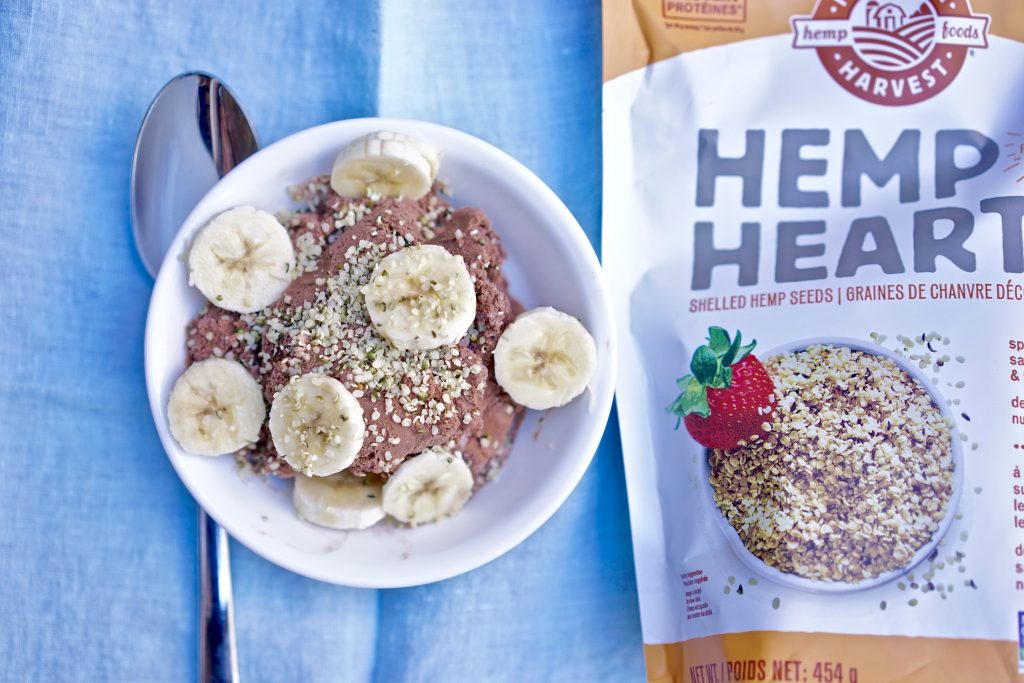 Hemp Hearts On Ice Cream