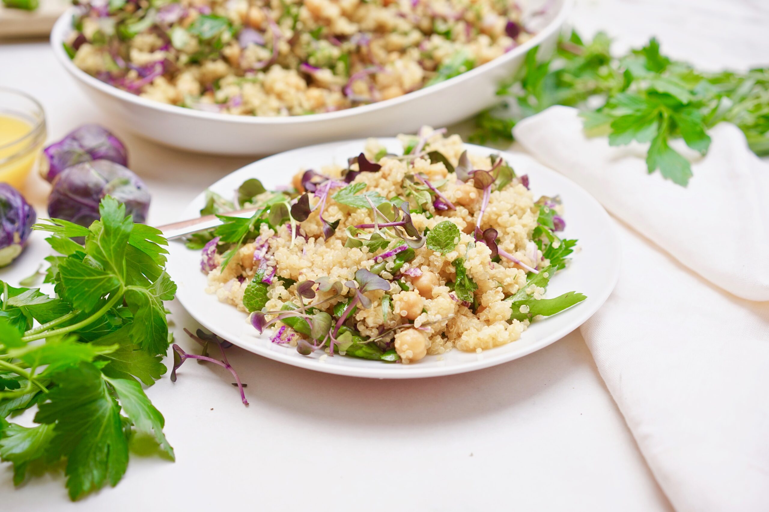 Spring Quinoa Salad with Florida Orange Juice Vinaigrette