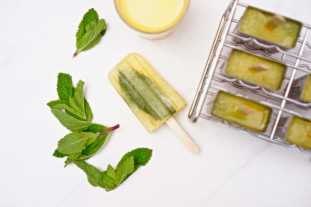 Orange smash popsicles