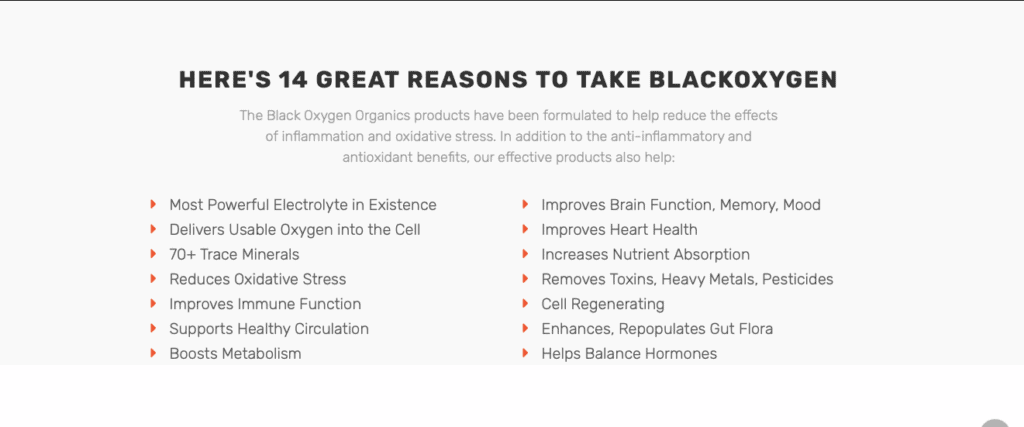 black oxygen organics review