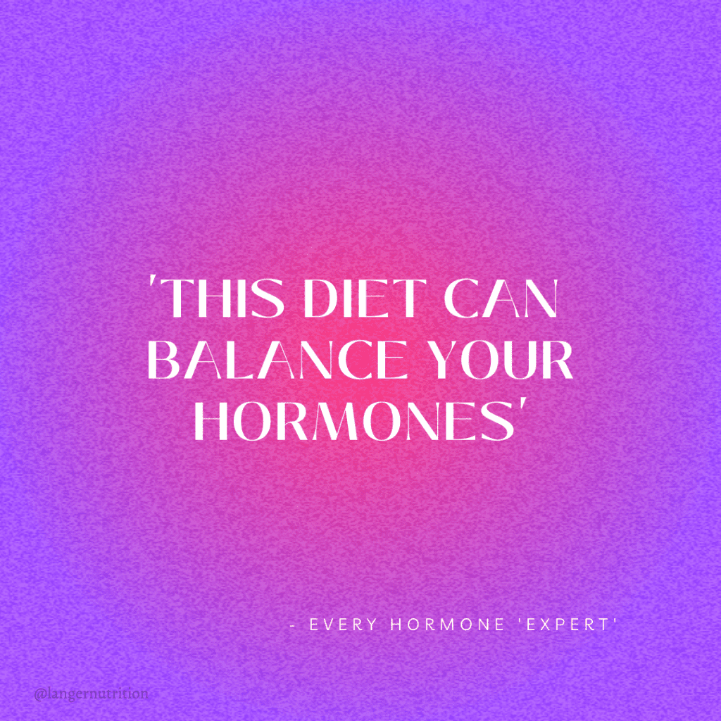 hormone balancing