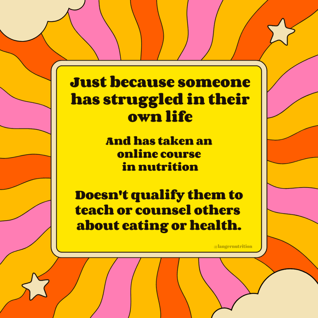 nutrition advice