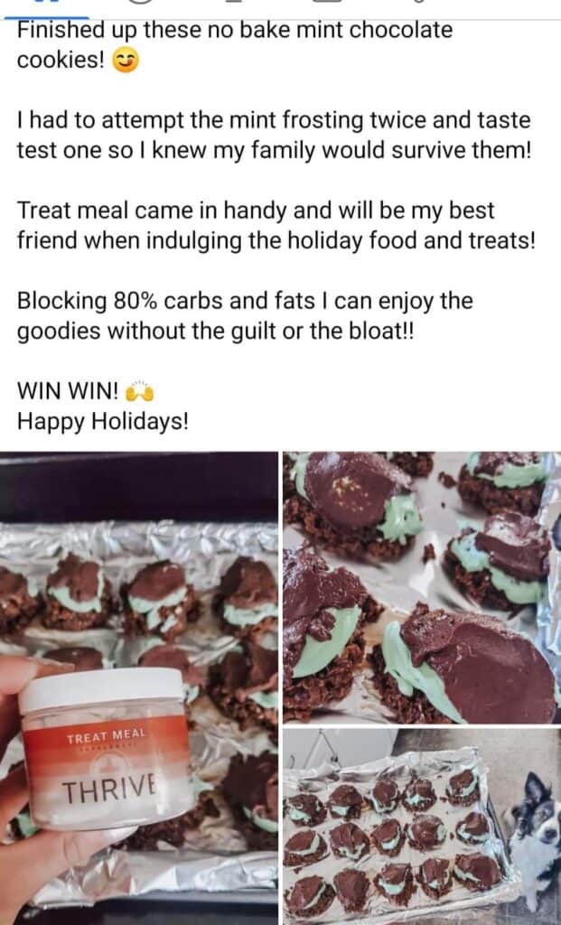 thrive cheat meal