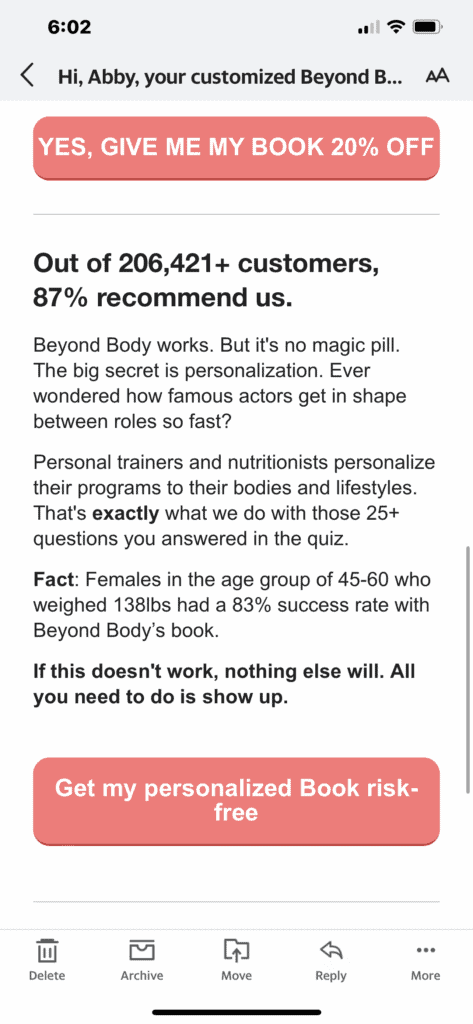 beyond body diet