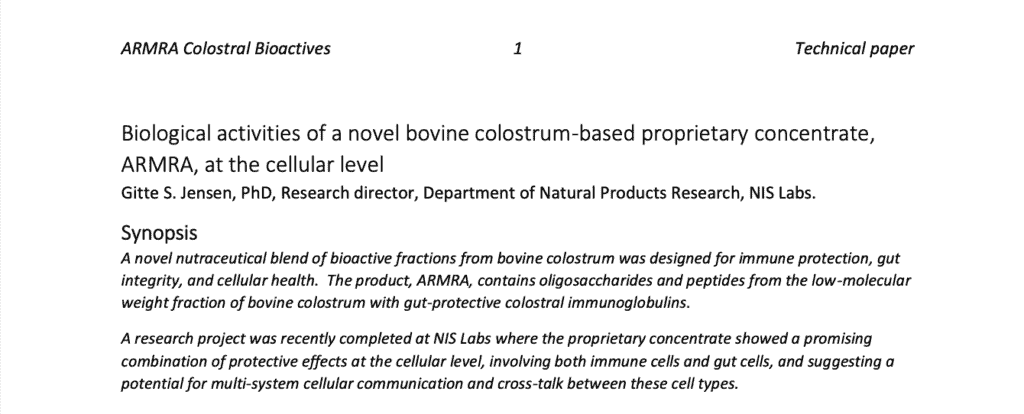 is colostrum healthy
