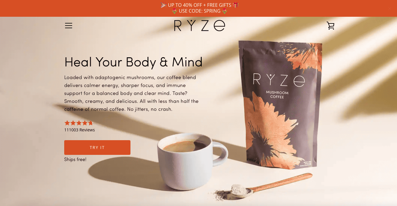 ryze coffee review