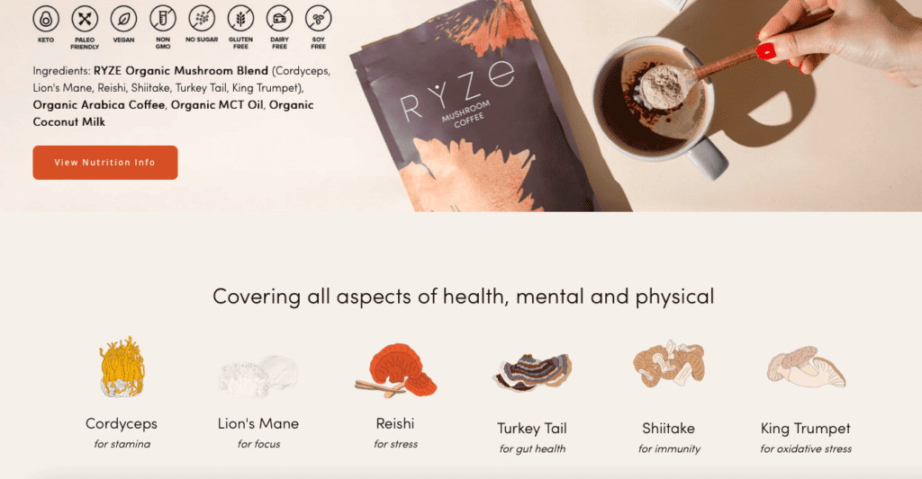 What is ryze mushroom coffee
