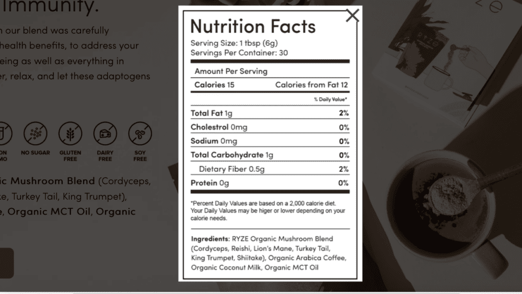 Ryze coffee review