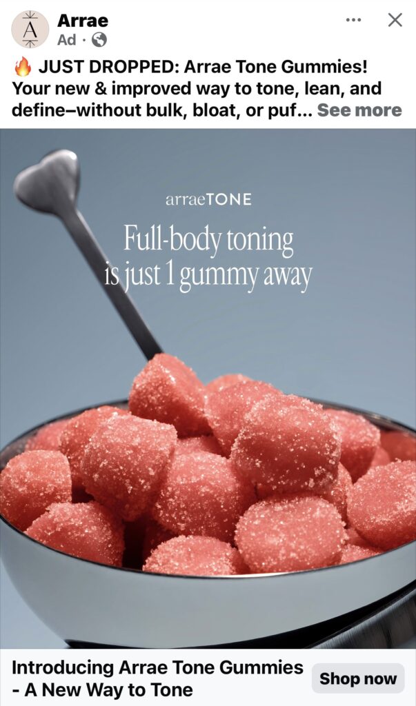 Arrae tone gummies review